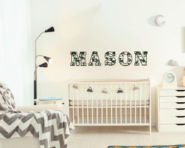 Woodland Animal Nursery Letters