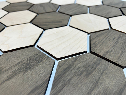 Hexagon Wooden Tiles