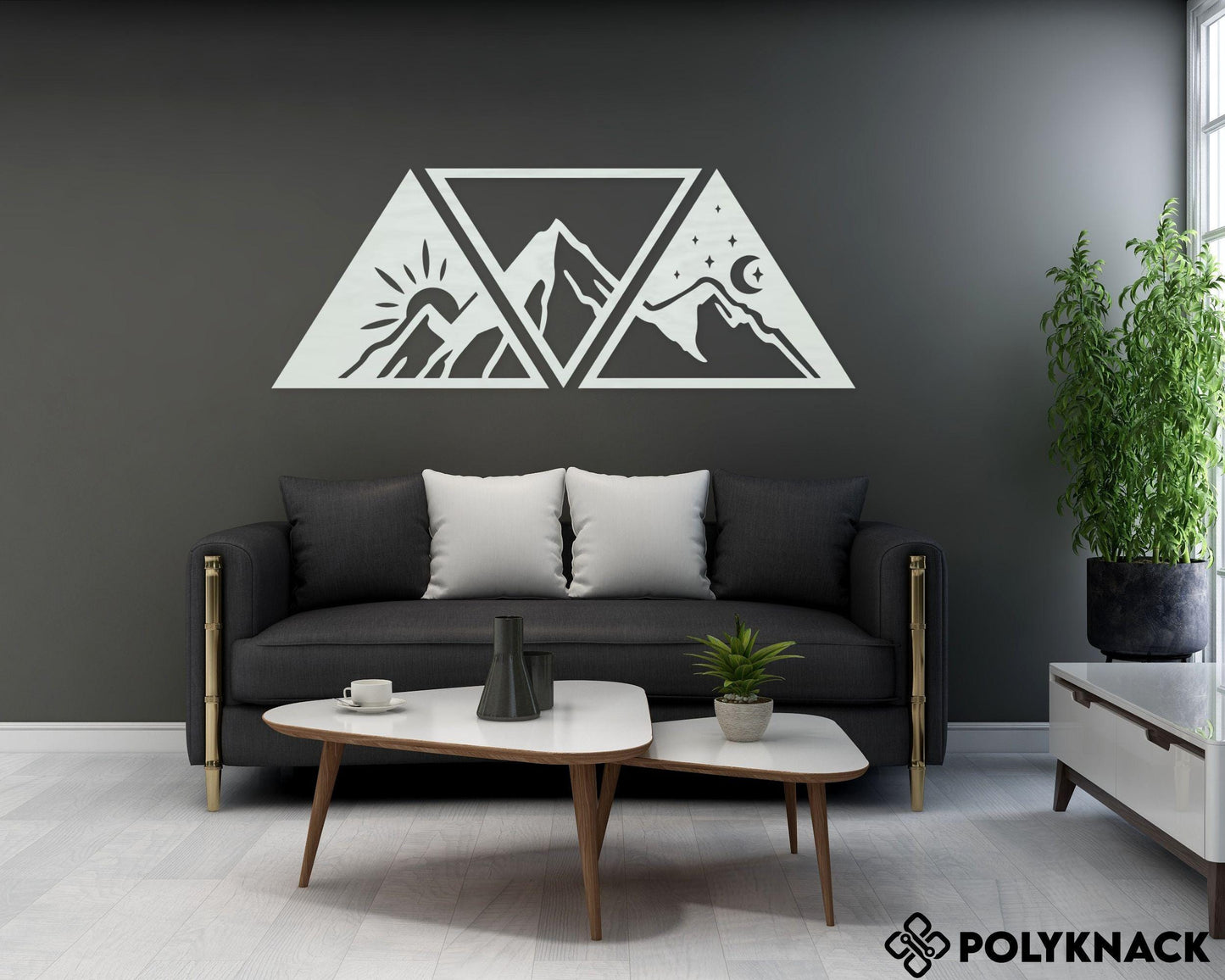 Triangle Mountain Wall Art