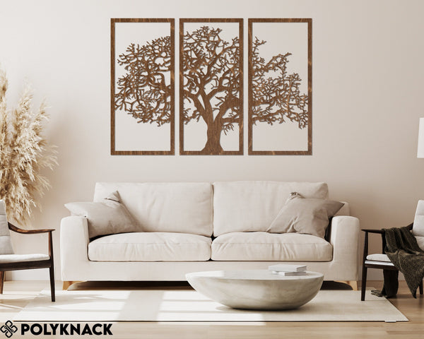 Tall Tree Of Life - 3 Panel