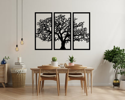 Tall Tree Of Life - 3 Panel