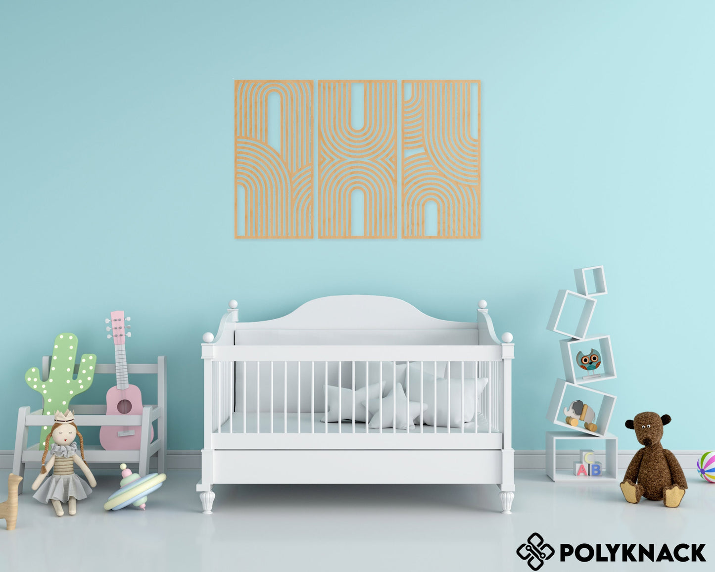 Bauhaus Style Wall Art - 3 Panel