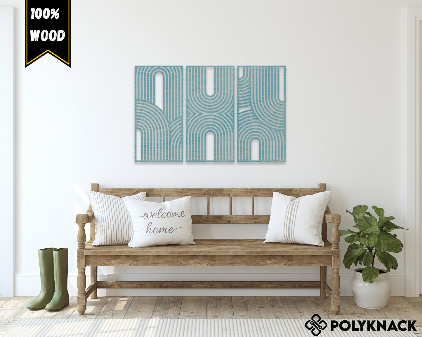 Bauhaus Style Wall Art - 3 Panel