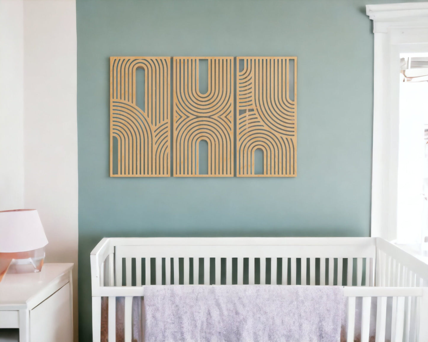 Bauhaus Style Wall Art - 3 Panel