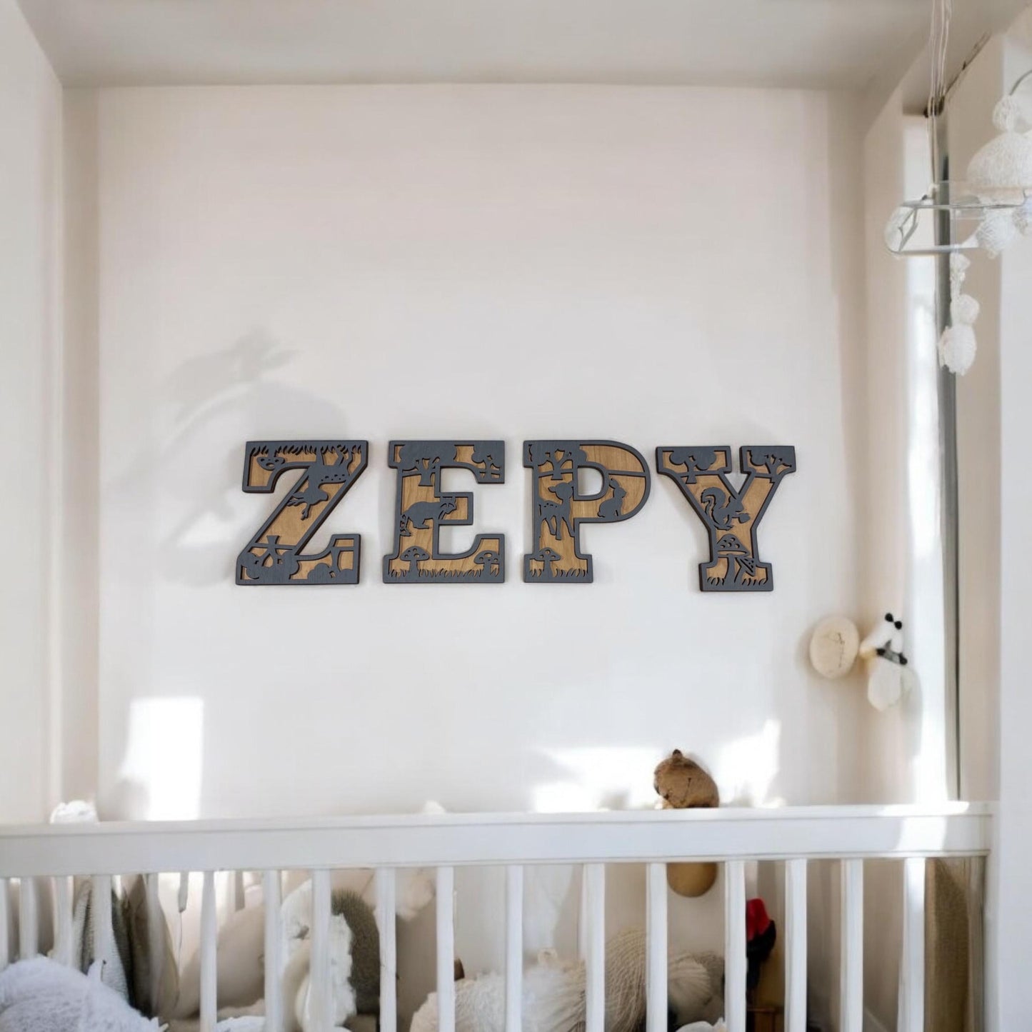 Double Layered Animal Themed Letters