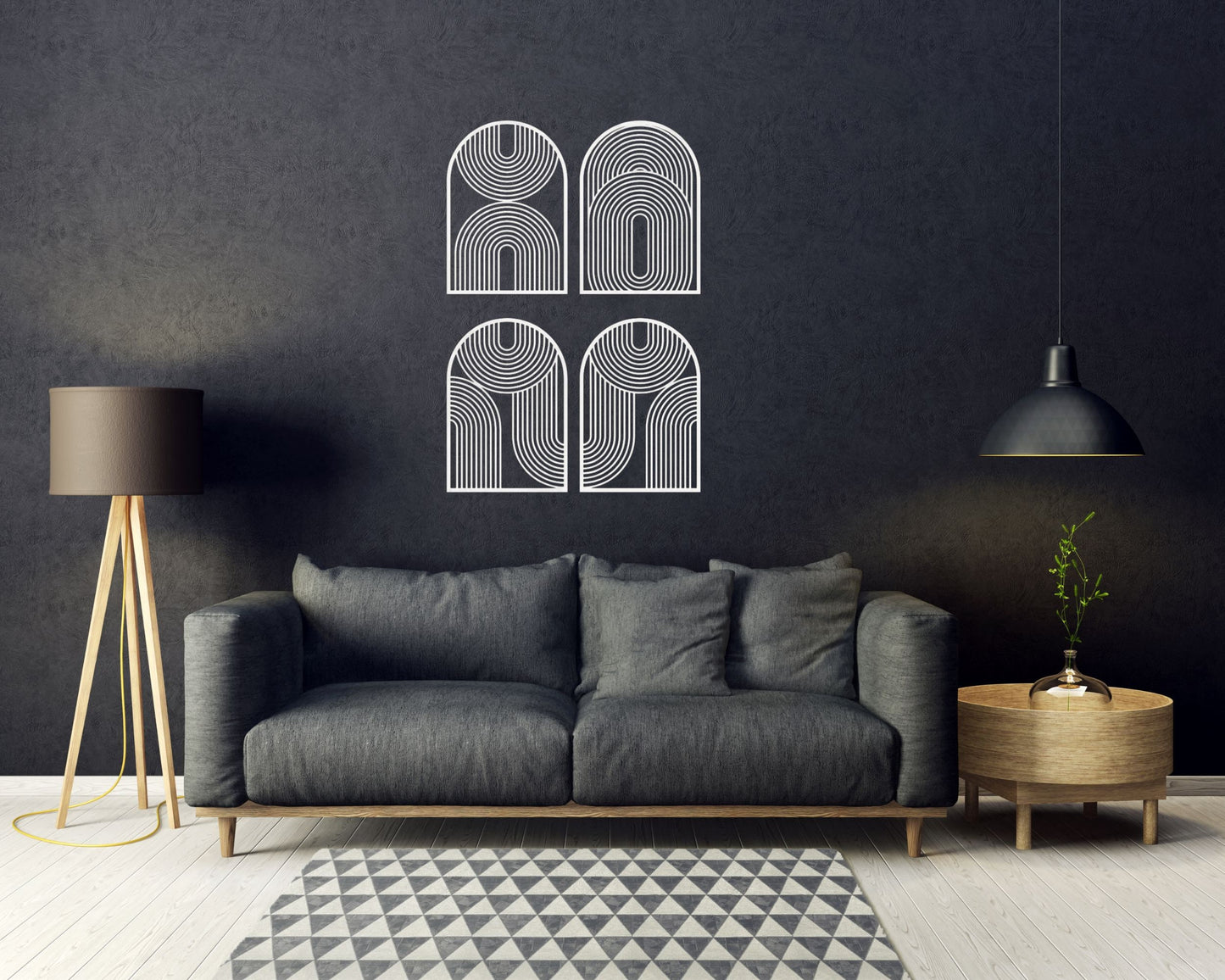 Arched Boho Style Wall Art