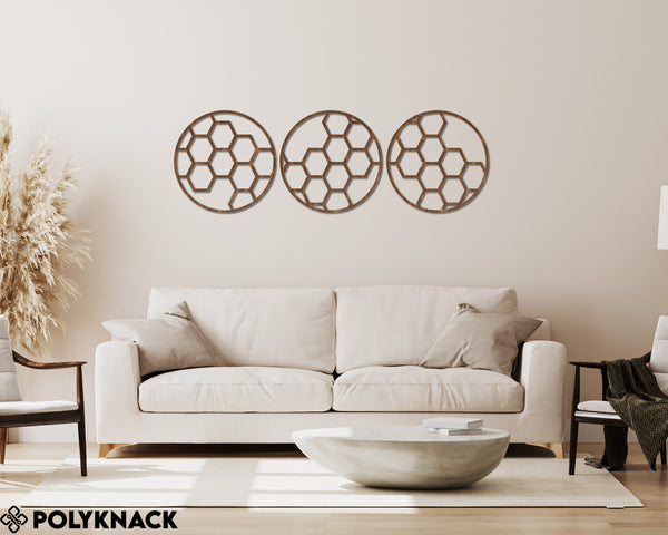 Circular Honeycomb - 3 Panel